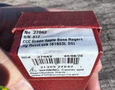 Case 2025 Green Apple Russlock