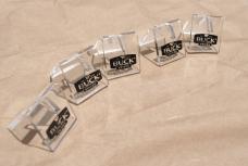 Buck Knives Plexiglas Stands 5 Of Them NOS 1/8" Clearance Pocket Knives And Some Fixed Blades