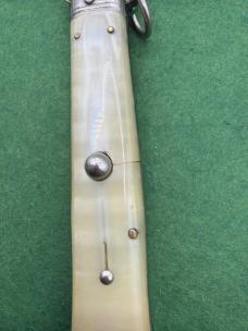 12”+ Pearl Deer Foot Shell Puller Ring Pull