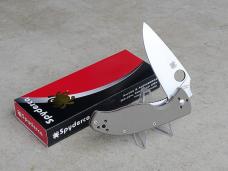 Spyderco Tenacious Folding Knife Brown G-10 Handle M4 Blade C122GBNM4P - NEW