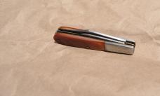 Ka bar 1013 USA 2 Bl Barlow Tan Sawcut Delrin Steel Bolster No Sign Of Use Tight Nice Snap