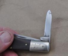 Case 9 Dot 1971 Barlow 620091/2 Delrin Worn Smooth Used Tight Loud Snap Both ways On Both Brass Pins