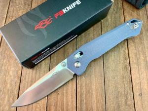 Ganzo Firebird Tactical Folder Slide Button Lock Blue G-10
