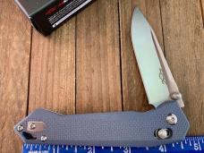 Ganzo Firebird Tactical Folder Slide Button Lock Blue G-10