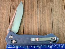 Ganzo Firebird Tactical Folder Slide Button Lock Blue G-10