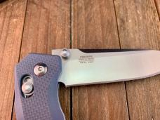 Ganzo Firebird Tactical Folder Slide Button Lock Blue G-10