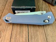 Ganzo Firebird Tactical Folder Slide Button Lock Blue G-10