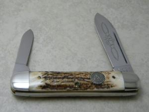 Queen NKCA 1981 Stag Big Cigar Knife