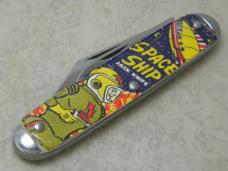 USA Novelty Space Ship Morse Code Jack Knife