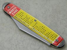 USA Novelty Space Ship Morse Code Jack Knife