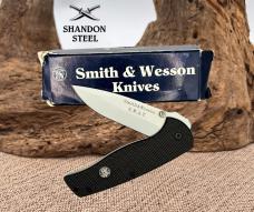 Smith & Wesson SWAT Manual Folding Drop Point Pocket Knife SW-2000G10S w/Box NOS