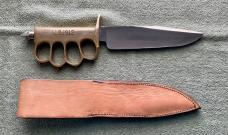 Custom Robert Rhodes Bearpaw Forge Knuckle Knife 