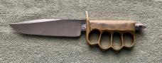 Custom Robert Rhodes Bearpaw Forge Knuckle Knife 