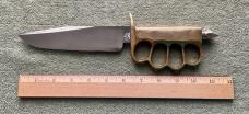 Custom Robert Rhodes Bearpaw Forge Knuckle Knife 