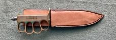 Custom Robert Rhodes Bearpaw Forge Knuckle Knife 