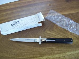 AGA Campolin Italian 9quot Dominus African Black Ebonywood Swedgey Blade UNUSED WOrig Box