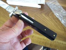 A.G.A. Campolin Italian 9" Dominus African Black Ebonywood Swedgey Blade UNUSED W/Orig. Box