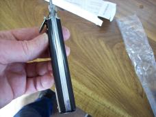 A.G.A. Campolin Italian 9" Dominus African Black Ebonywood Swedgey Blade UNUSED W/Orig. Box