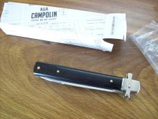 A.G.A. Campolin Italian 9" Dominus African Black Ebonywood Swedgey Blade UNUSED W/Orig. Box