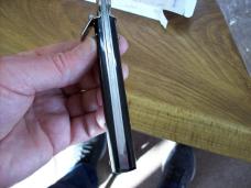 A.G.A. Campolin Italian 9" Dominus Brazilian Horn  Swedgey Blade # GO-DOM23A-HB UNUSED W/Orig. Box