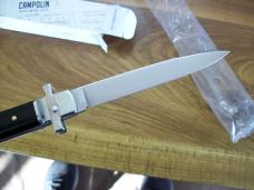 A.G.A. Campolin Italian 9" Dominus Brazilian Horn  Swedgey Blade # GO-DOM23A-HB UNUSED W/Orig. Box