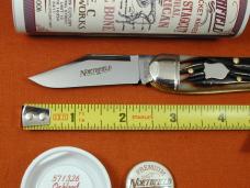 Great Eastern Cutlery GEC Oxblood Stagcut Natural Bone Geppetto Whittler Knife NIT 571326 Made USA