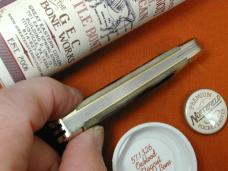 Great Eastern Cutlery GEC Oxblood Stagcut Natural Bone Geppetto Whittler Knife NIT 571326 Made USA