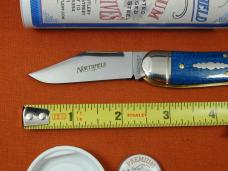 Great Eastern Cutlery GEC Easter Egg Blue Burlap Micarta Geppetto Whittler Knife NIT 571326 Made USA