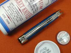 Great Eastern Cutlery GEC Easter Egg Blue Burlap Micarta Geppetto Whittler Knife NIT 571326 Made USA