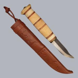 Vintage 1990s Finnish Sami Style Puukko Knife Lapinpuukko Unna Niibas #8794