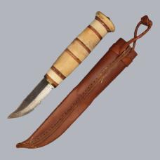 Vintage 1990s Finnish Sami Style Puukko Knife Lapinpuukko Unna Niibas #8794