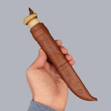 Vintage 1990s Finnish Sami Style Puukko Knife Lapinpuukko Unna Niibas #8794