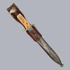 Vintage 1950s Swedish Lion Head Dress Knife by Mattsson Mora Sweden #B082