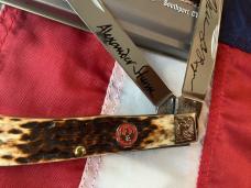 Case xx 2005 Trapper w Ruger Shield (MDL# 6254 SS) & Brnt Honey Bone Handles -NOS in M/NM Condition