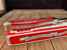 Henckels by Boker Whittler Red Pin Feather Jigged Bone Solingen Germany