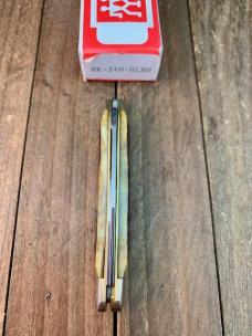 Henckels By Boker Half Whittler/ Pen Knife Hellbraun Pin Feather Jigged Bone Please Read Description