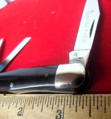 QUEEN STEEL USA SWELL CENTER 48B UNUSED BLACK SCALE WHITTLER 1970s?