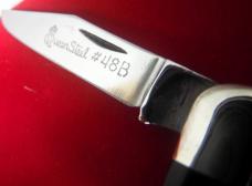 QUEEN STEEL USA SWELL CENTER 48B UNUSED BLACK SCALE WHITTLER 1970s?
