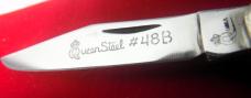 QUEEN STEEL USA SWELL CENTER 48B UNUSED BLACK SCALE WHITTLER 1970s?