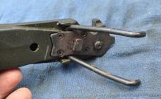Sheath Only M9 1984 Era Mint With canvas Frog Built In Whet Stone Wire Notch Fits M16 M4 Moss Shotgn