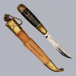 Vintage 1930s Finnish Miniature Puukko Knife by Iisakki Järvenpää Kauhava #8800