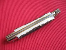 Italian Limited Edition Manual Open Swing Guard Stiletto Knife - A.G.A CAMPOLIN Italy