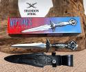  Kit Rae United Cutlery Vintage Rare Neptunes Pearl Dagger Knife w/Sheath UC871