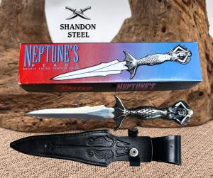  Kit Rae United Cutlery Vintage Rare Neptunes Pearl Dagger Knife w/Sheath UC871
