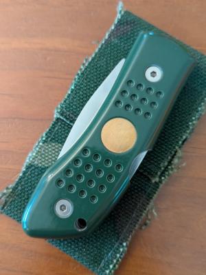 NOS MCM ITALY MADE FLUSH BUTTON AUTOMATIC KNIFE 