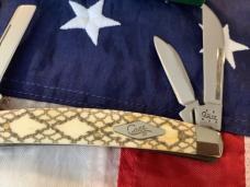 2005 Case xx (Mdl# 6488) Congress w/ Great Rattlesnake Bone Handles -NOS
