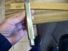 Vintage Italian 13 Incher Gen. Stag/Antler Flat Ground Swivel Rostfrei 70's 80's Looks UNUSED!