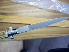 Vintage Italian 13 Incher Gen. Stag/Antler Flat Ground Swivel Rostfrei 70's 80's Looks UNUSED!