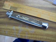Vintage Italian 13 Incher Gen. Stag/Antler Flat Ground Swivel Rostfrei 70's 80's Looks UNUSED!