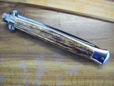 Vintage Italian 13 Incher Gen. Stag/Antler Flat Ground Swivel Rostfrei 70's 80's Looks UNUSED!